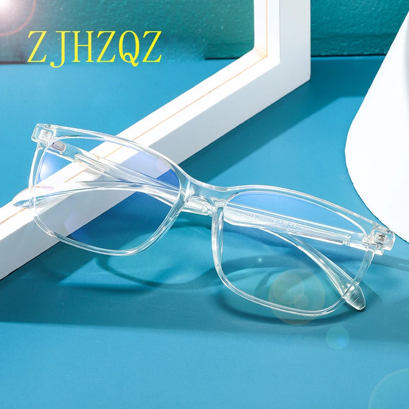 

ZJHZQZ Fashion Men's Retro Anti Blue Light Blocking Eyeglasses Womens Optical Spectacles Clear Lens Reading Computer Glasses New