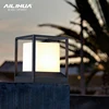 Solar outdoor waterproof column head lamp courtyard column lamp villa garden wall lamp connected to switch column lamp gate lamp 1