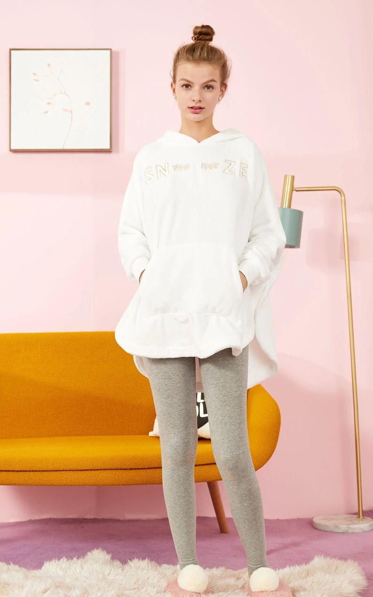 Vero Moda женский плюшевый пуловер Lounge одежда костюм пижамы набор | 31948L505