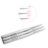 KADS 3pcs/set Professional Nail Liner Brush Silver Drawing Painting Acrylic Nail Art Brush Set for Nal Brushes 1