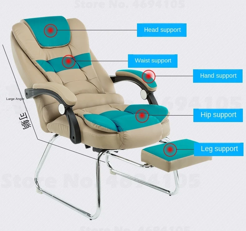 Игровое кресло для взрослых офисное руководителя вращающееся с поручнями