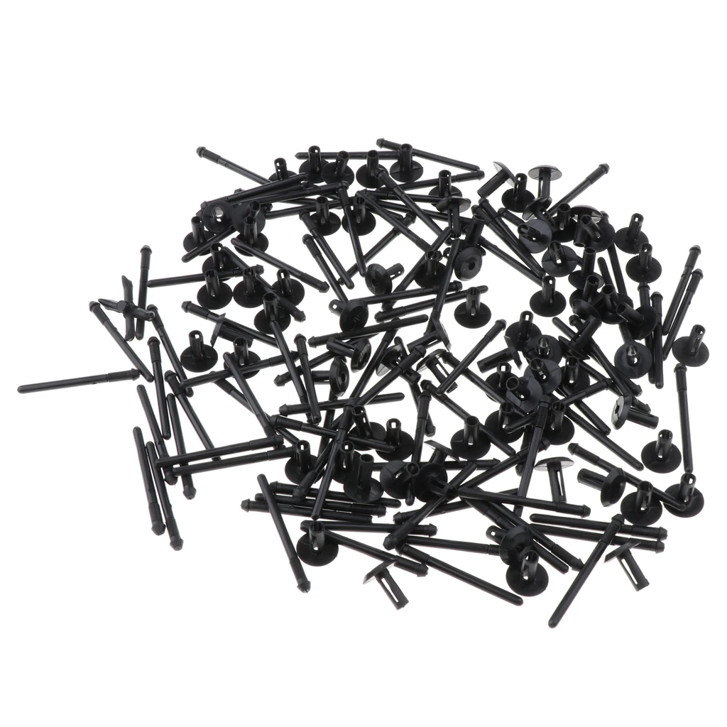 200 Pack Blind Rivet,Fender Flare & Rocker Moulding Clip,Bumper Shield Retainer Clip Assortment