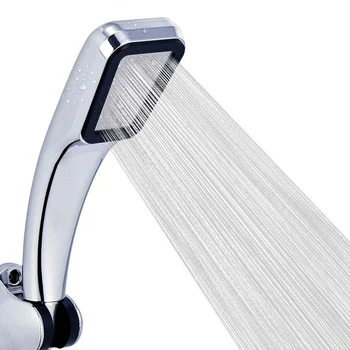 

1PC Multi-function High Turbo Pressure Shower Head Bathroom Booster Hands Rainfall Shower Head Water Saving Bathroom Supplies