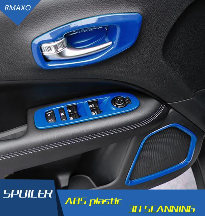 Автомобильные аксессуары для Jeep Compass 2017 2018 ABS матовая крышка переключателя