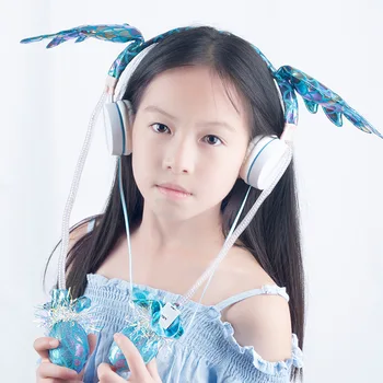 

2020 cute ear headset dynamic ear luminous headset