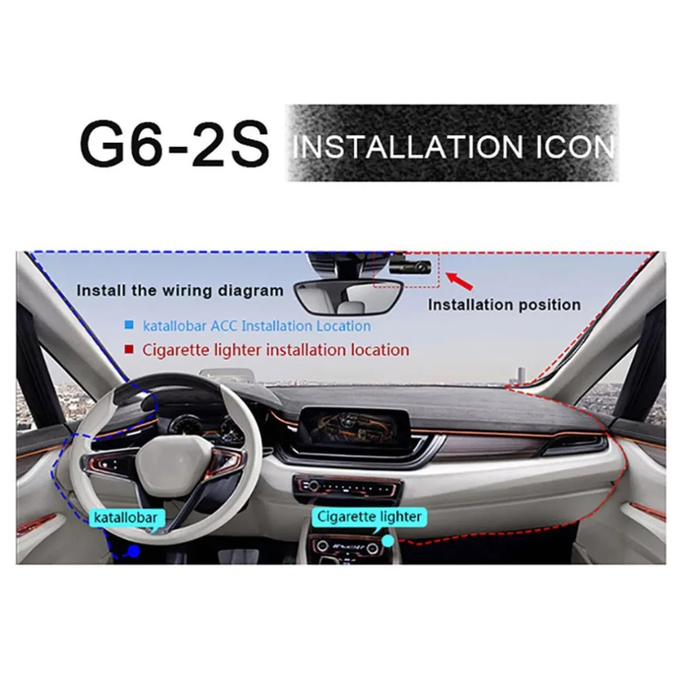 G6-2S Автомобильный видеорегистратор 1080P Wifi 170 градусов широкоугольный мини-видеорегистратор ночного видения для вождения автомобиля