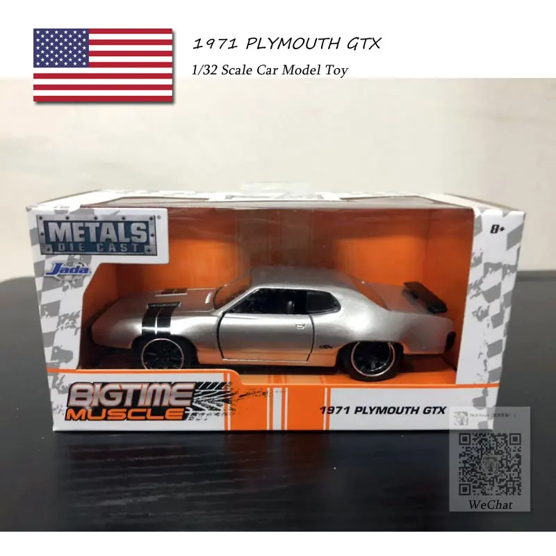 JADA 1/32 масштаб Плимут GTX, тойота Супра, ниссан R34, Dodge зарядное устройство, HONDA S2000, Mitsubishi Eclipse литая металлическая модель автомобиля игрушка