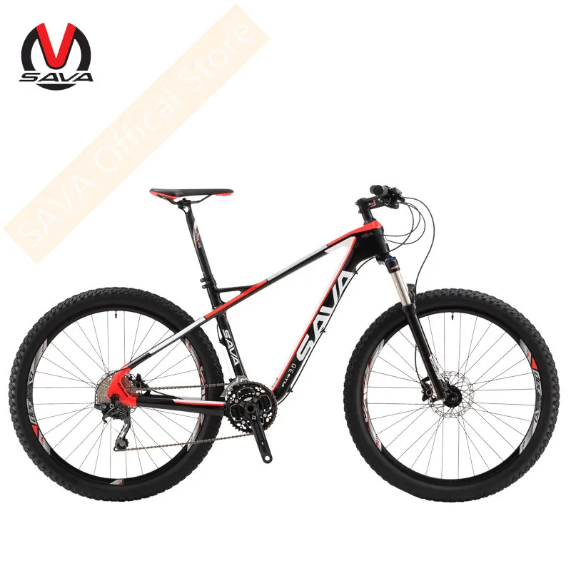 SAVA горный велосипед углеродное волокно рама 27 5 дюймов 29 mtb с SHIMANO DEORE 30 скоростей vtt