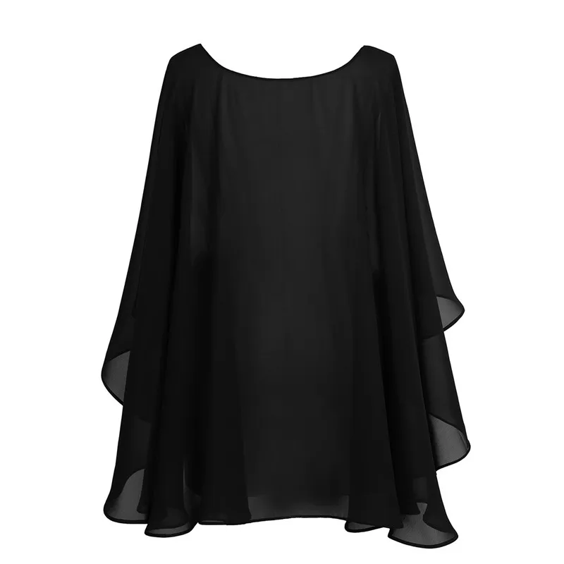Womens Ladies Soft Lightweight Chiffon High Low Shawl Wedding Capes Shrug Bridal Long Shawl and Wraps Evening Wedding Cover Up