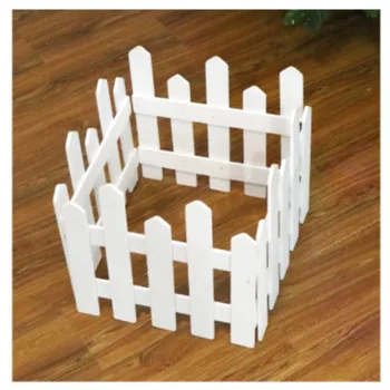 

Christmas tree decoration 1.2 m wooden fence Christmas scene layout window props