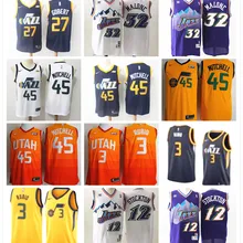 Юта Руди Гобер Рикки Рубио Донован Митчелл Карл Мэлоун Джон Стоктон баскетбольные майки для мужчин