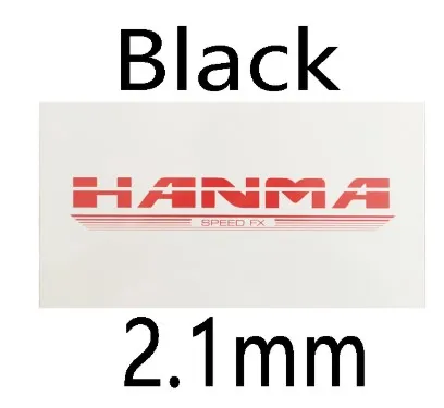 Black 2.1mm Корейский Hanma speed FX резиновая губка для настольного тенниса/Резина для пинг-понга - Цвет: Black 2.1mm
