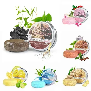 

Rose/Lemon/Tea Handmade Hair Shampoo Magic Soap Bar Pure Natural Dry Shampoo Soap Oil-control Anti-Dandruff Off Hair Shampoo