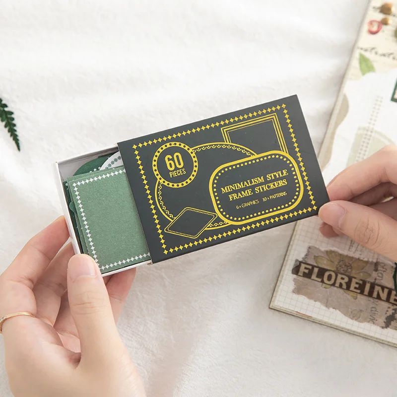 60 шт./компл. ретро-наклейка пуля журнал Стикеры s DIY Стикеры s Скрапбукинг название школы Стикеры в штучной упаковке Стикеры Винтаж Стикеры