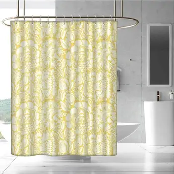 

3D Printed Shower Curtain Hotel Quality, Machine Washable