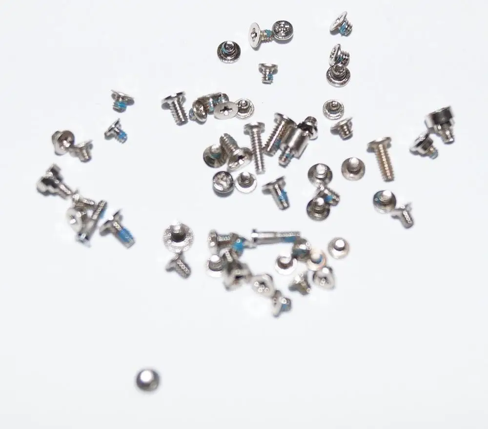 

10Sets/lot Silver/Black Color Full Screw Set for iPhone 5