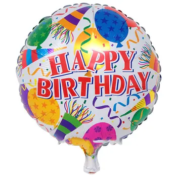 

10PC 18 inch happy birthday balloon foil helium balloon birthday party decorations children's toys wholesale