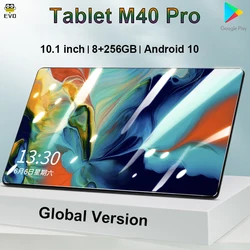 Tablet m40 pro 8gb ram 256gb rom 10.1 tablet tablet tablet 1920x1200 10 núcleo android 10 tablet android 5g rede dupla chamada wifi tablette pc