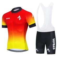 Трикотаж для велоспорта STRAVA, комплект велосипедных шорт 20D, Мужская одежда для горных велосипедов, летняя одежда для велоспорта, 2021 Трикотаж для велоспорта STRAVA, комплект велосипедных шорт 20D, Мужская одежда для горных велосипедов, летняя одежда для велоспорта, 2021