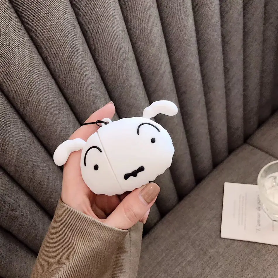 1103B 3D чехол для наушников для Airpods Pro Чехол Силиконовый молочная мышь Мультяшные наушники/Earpods чехол для Apple Air pods Pro 3 чехол smile - Цвет: 1103B