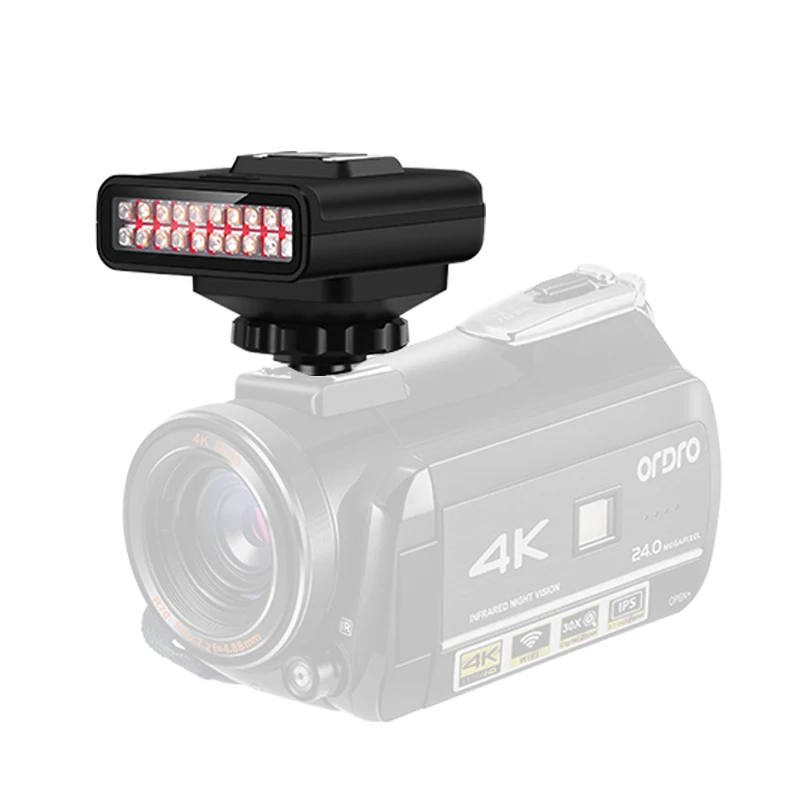 Lampe Infrarouge ORDRO LN-3 – Rechargeable USB – Pour Vision Nocturne
