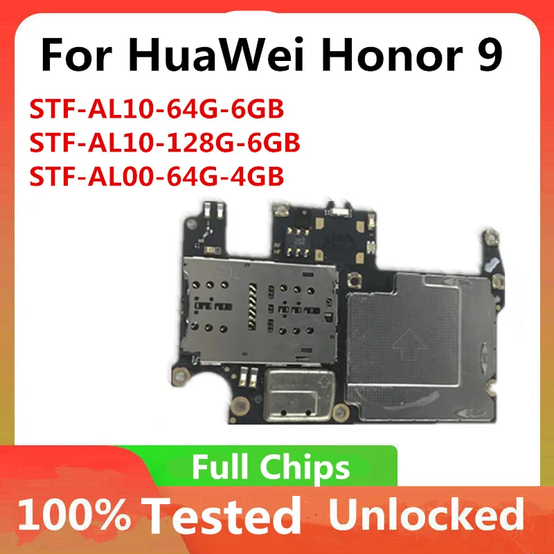 Для Huawei Honor 9 материнская плата разблокированная для логическая оригинальная с