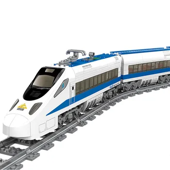 

474+Pcs City Railway Train Harmony High-speed Track Sets Building Blocks Toy with Light and Music - Dynamic Version