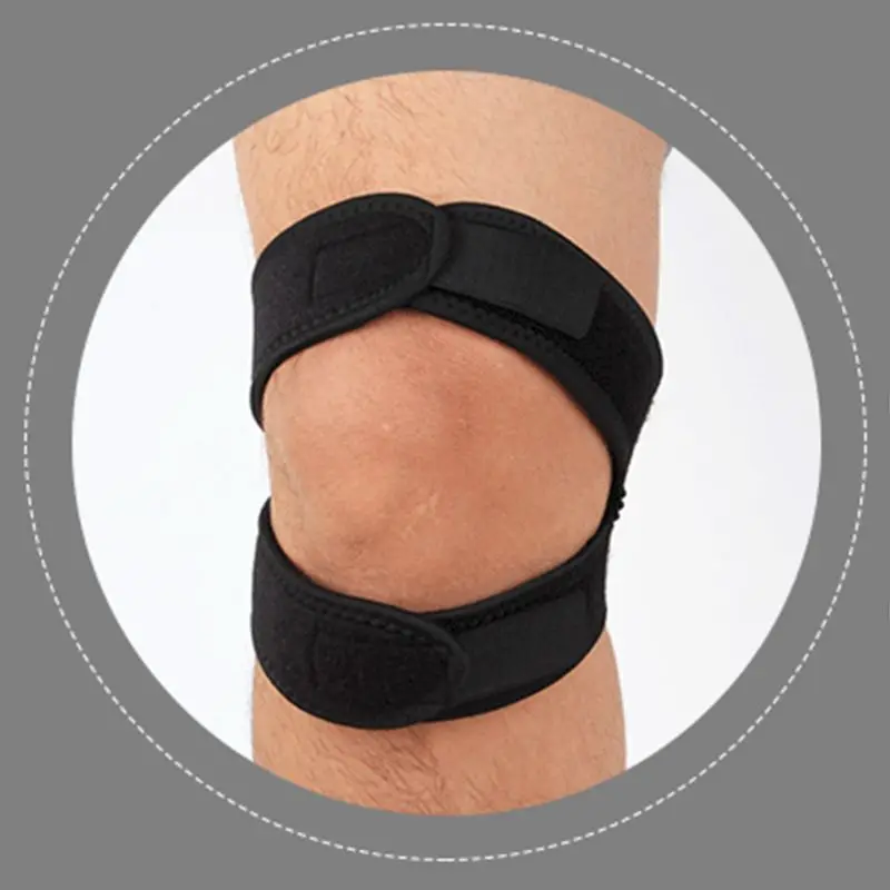 Patellar поддержка для сухожилий ремень коленный Бандаж облегчение боли регулируемый неопреновый ремень