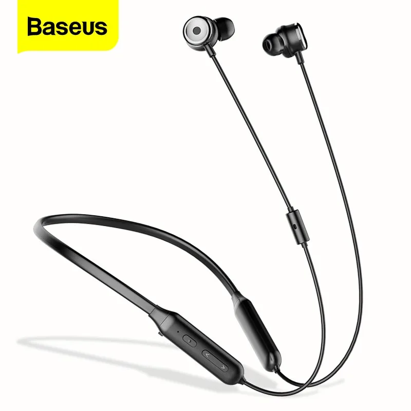 Baseus S15 Bluetooth наушники с активным шумоподавлением Спортивная гарнитура шейным