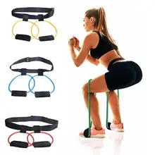 

Fitness Booty Bands Set Resistance Bands for Butt Legs Muscle Training Adjust Waist Belt Elastic Bands Pedal Exerciser Workout