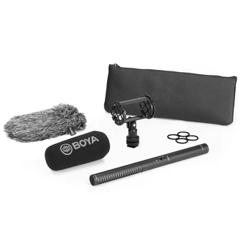 

BOYA BY-PVM3000S,BY-PVM3000L,BY-PVM3000M Professional Supercardioid Condenser Microphone for Intervidew Broadcast for DSLR
