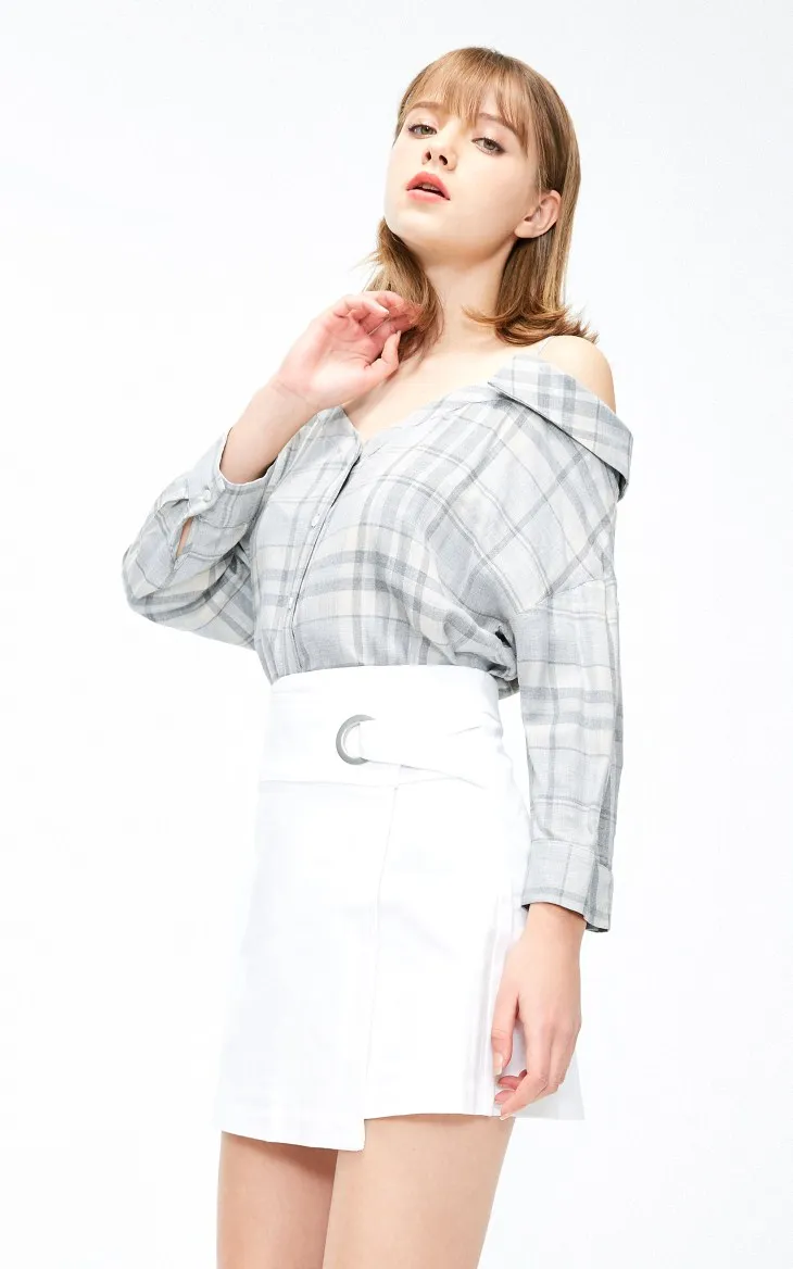 Vero Moda женская джинсовая юбка с декоративным кольцом | 319137523