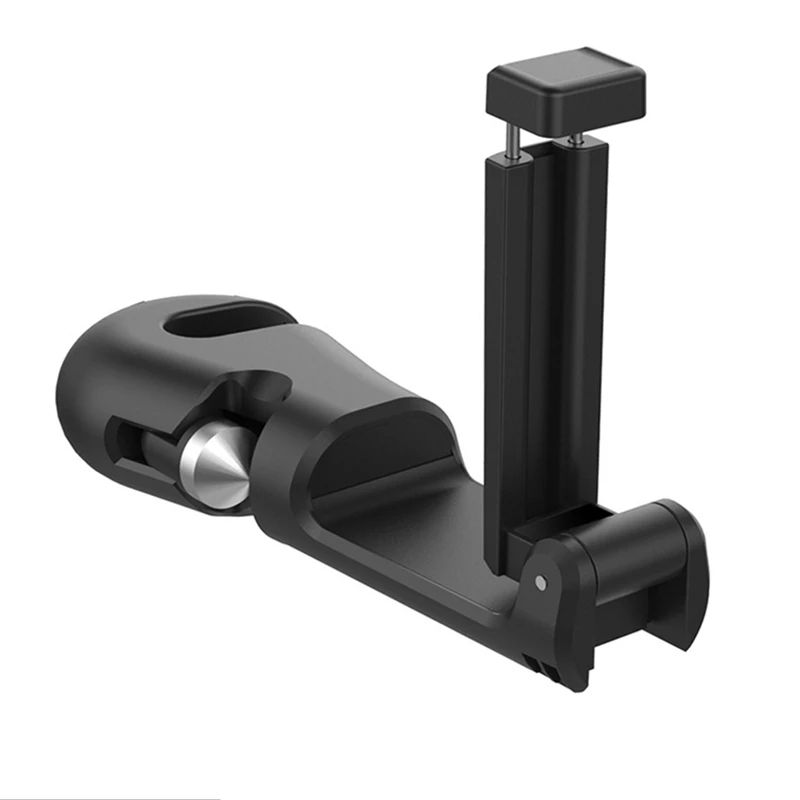 

Car Seat Back Multi-Function Hook With Mobile Phone Bracket Car Safety Hammer Back Creative Car Small Hook