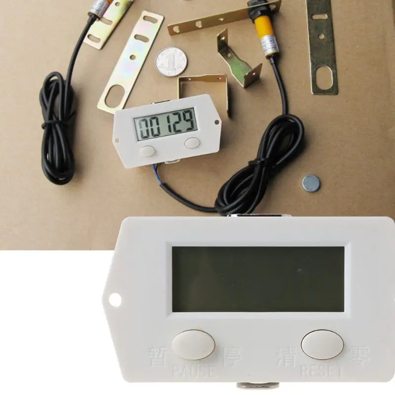 Description Picture 3 of itemNew 5 Digit Digital Electronic Counter Puncher Magnetic Inductive Proximity Switch Measurement & Analysis Instruments
