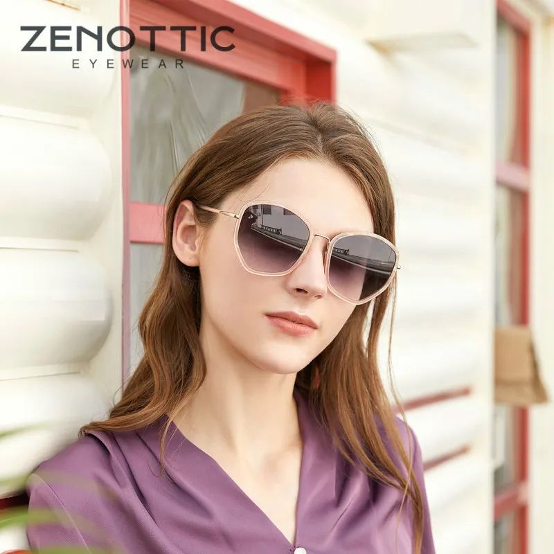 Солнцезащитные очки ZENOTTIC женские ацетатные Поляризационные солнечные в большой