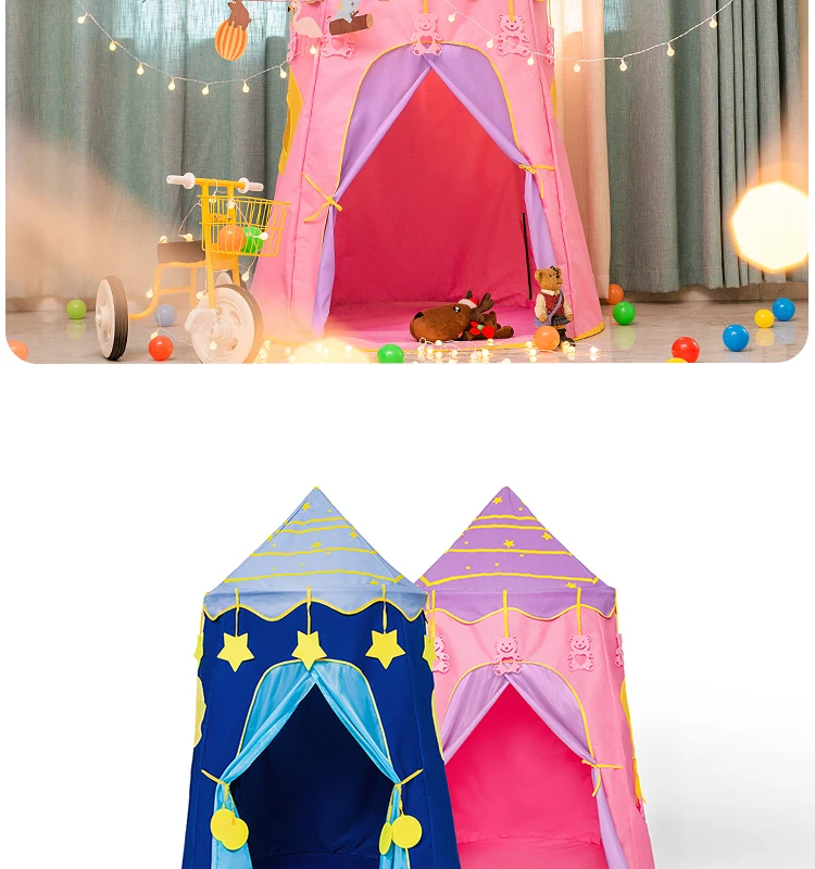 Детская палатка для мальчиков и девочек в помещении, унисекс, Детская игрушечная принцесса, замок монгольская Юрта, игровой домик