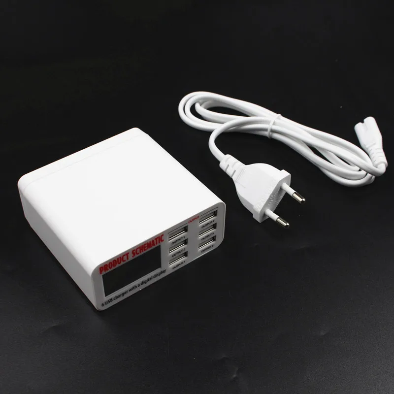 EU Plug USB зарядное устройство Быстрая портативная зарядная станция быстрая скорость для Redmi Note 8 Pro планшет мобильный телефон Универсальный 【гарантия один год 】 - Тип штекера: EU Plug
