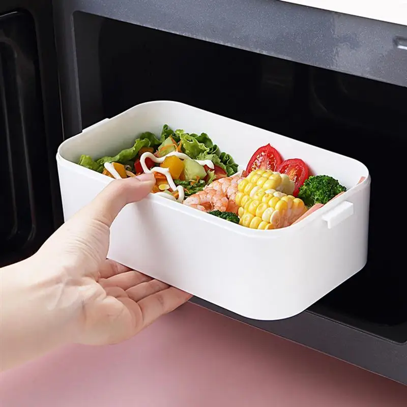 Коробка Bento Двухуровневая коробка для микроволновой печи с нагревательным