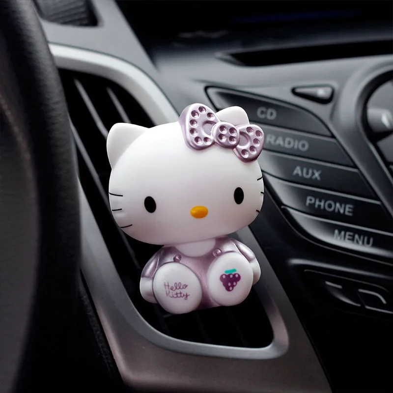 3 Hello kitty брелок для ключей автомобильный освежитель воздуха игрушечная кошка духи клип автомобильный выход очиститель воздуха аромат дезодорант брелок - Цвет: 3