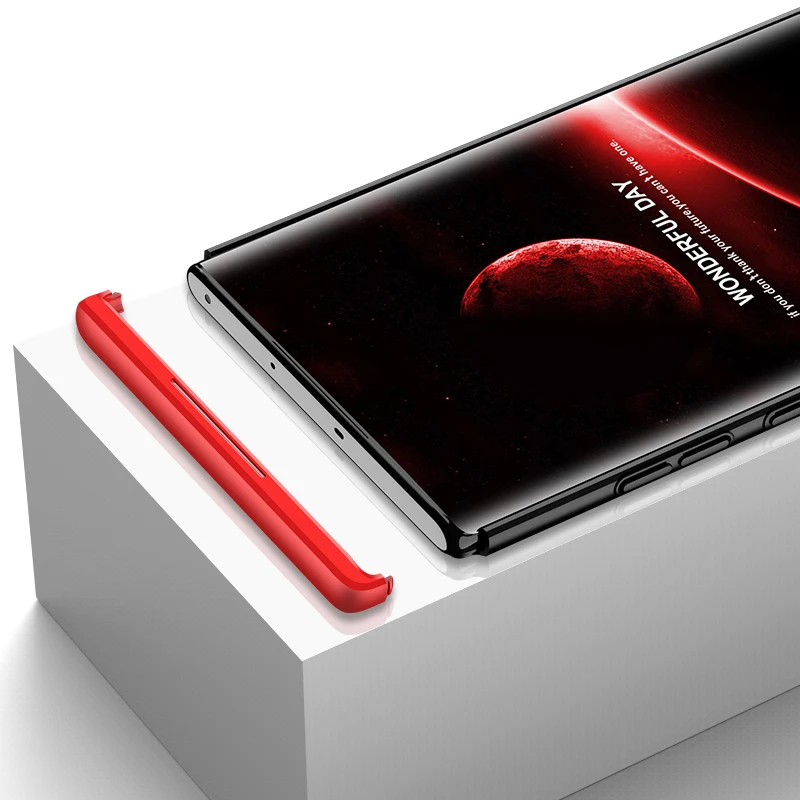 360 градусов чехол для samsung Galaxy Note 10 Plus 5G чехол 3 в 1 Жесткий Защитный матовый чехол для samsung Galaxy Note 10+ 5G чехол