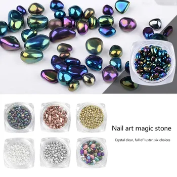 

Nail Art Magic Stone Nail 3D Crystal Stone Nail Art Deco Diy Design Manicure Diamond Nail Art Mix Size Shiny Nail Stone