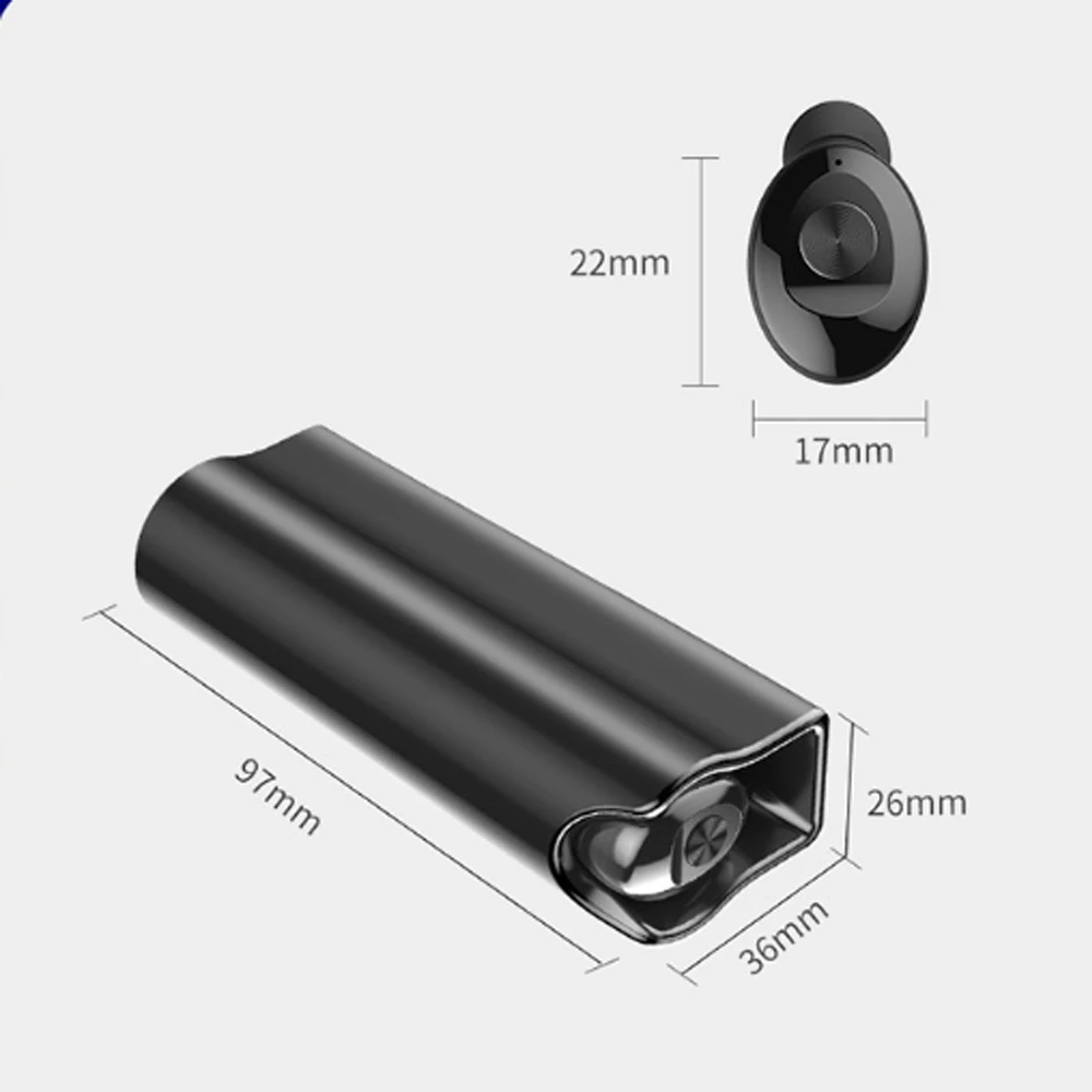XG19 TWS Bluetooth 5 0 Wireless Sports Mini Convenient Large Capacity Rechargeable Earphones 1800mah capacity for iPhone huawe