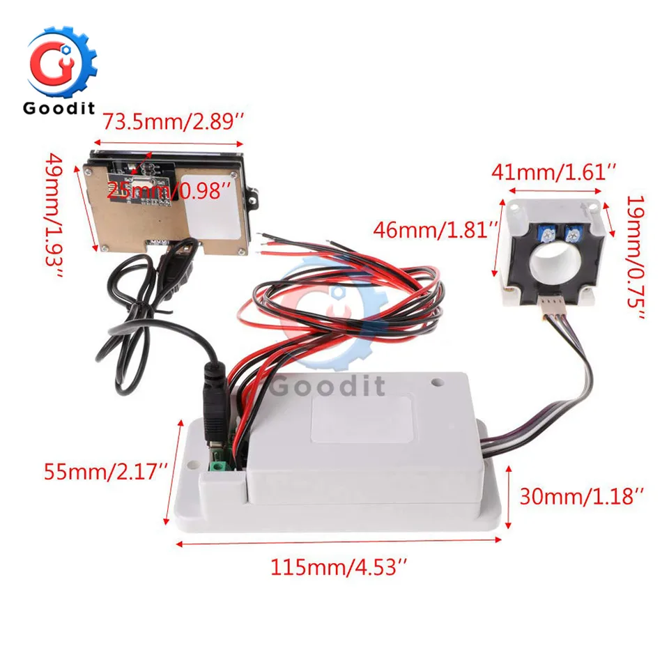 VAC8010F 80V50A Wireless Voltage Ammeter Temperature Capacitance Coulomb Power Meter Battery Management System Panel Mount Voltage And Current Measurement System Multifunction Measuring Instrument