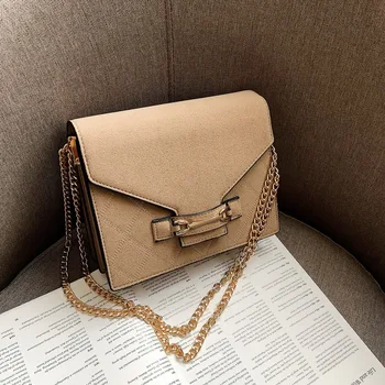 

Scrub Leather Small Shoulder Messenger Bags for Women 2019 Chain Lock Crossbody Bag Female Travel Mini Purse Petit Sac Channel