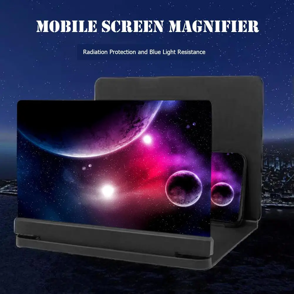 9 дюймов мобильный телефон усилитель экрана увеличительное стекло HD 3D видео