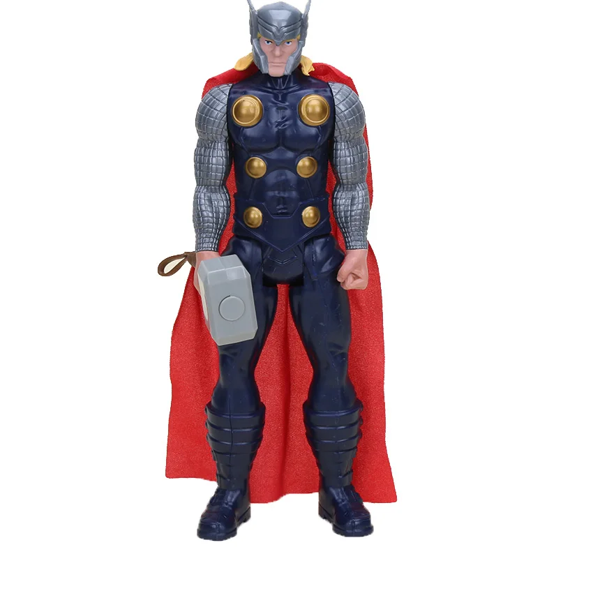 1" 30 см Marvel Мстители черный костюм Человек-паук фигурка игрушка Человек-паук Коллекционная модель игрушки Железный человек Тор - Цвет: thor oppbag