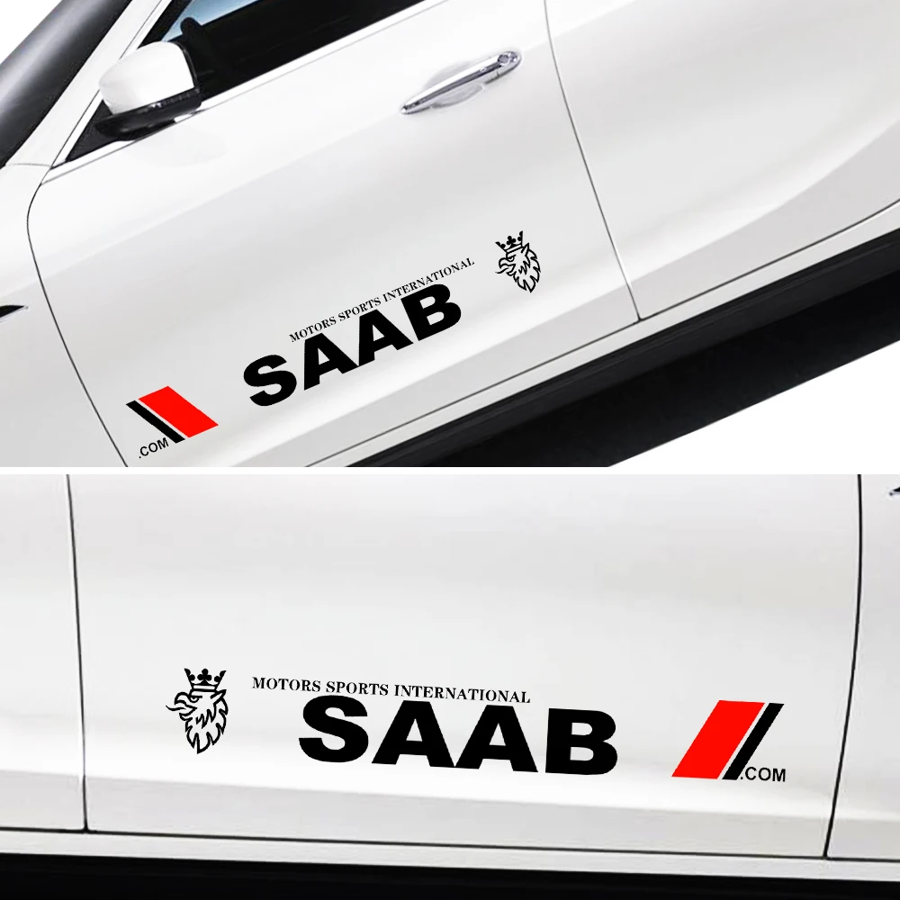 Автомобильные боковые наклейки на кузов для SAAB 93 95 Saab 03-10 9-3 9-5 93 95 9000 900 428 эмблема аксессуары авто-Стайлинг 2 шт