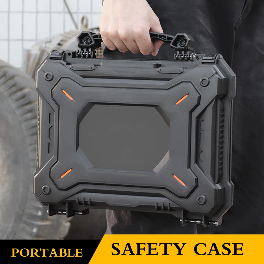 Tactical Gun Safety Case Airsoft Military Pistol Holder Box Paintball Handgun Protection Outdoor