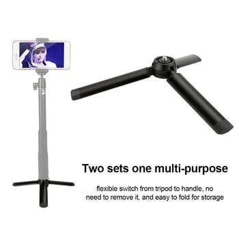 

19cm Universal Portable Handheld Gimbal Tripod Camera Tripod With Phone Clip For DJI SMO Mobile 3/2