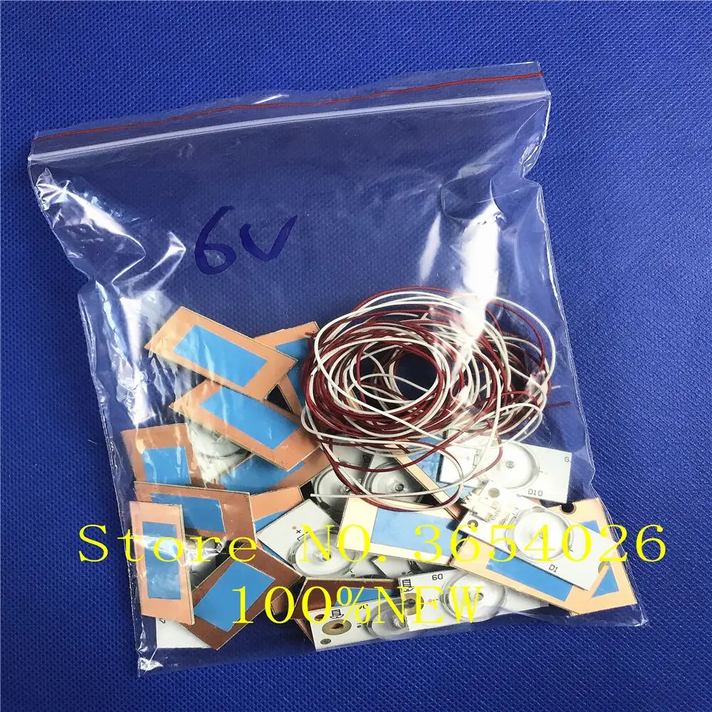 20 шт./компл. 6V SMD лампы бусины с портом мама объектив для 32 65 дюймов светодиодный ТВ